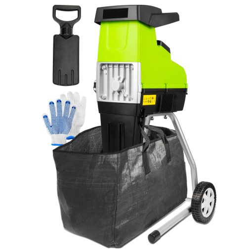 Elektromos ágaprító, 3500W, 44 mm-ig, önbehúzó, 60L zsákkal