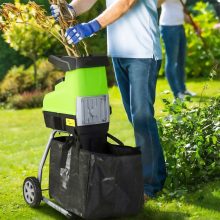 Elektromos ágaprító, 3500W, 44 mm-ig, önbehúzó, 60L zsákkal