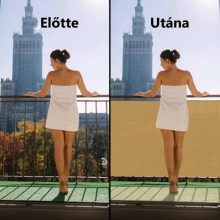 Árnyékoló háló belátásgátló 1,2x10 m, 200 g/m2, 98% takarás, UV-álló, bézs