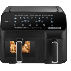   Air fryer Forró levegős dupla kosaras sütő XXL 8,3L 2700W 2 főzőzóna dual zone