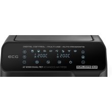 Air fryer Forró levegős dupla kosaras sütő XXL 8,3L 2700W 2 főzőzóna dual zone