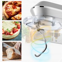 2200W Bolygómozgásos Konyhai Robotgép – Tésztadagasztó és Habverő, INOX rozsdamentes acél