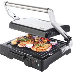   Deluxe kontaktgrill, 2000W, 3 funkció, állítható grilllap, tapadásmentes felület
