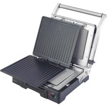 Deluxe kontaktgrill, 2000W, 3 funkció, állítható grilllap, tapadásmentes felület
