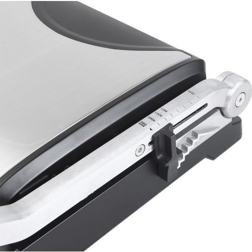 Deluxe kontaktgrill, 2000W, 3 funkció, állítható grilllap, tapadásmentes felület