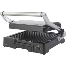 Deluxe kontaktgrill, 2000W, 3 funkció, állítható grilllap, tapadásmentes felület