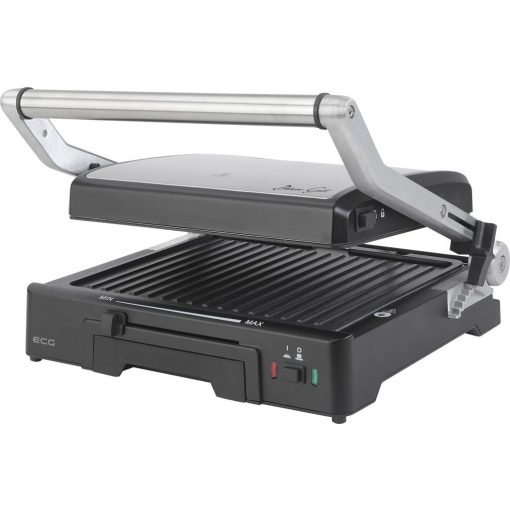 Deluxe kontaktgrill, 2000W, 3 funkció, állítható grilllap, tapadásmentes felület