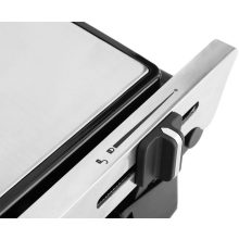 3 az 1-ben kontaktgrill és gofrisütő tapadásmentes lapos, grill és gofri sütőlappal, dupla termosztát, 2000W