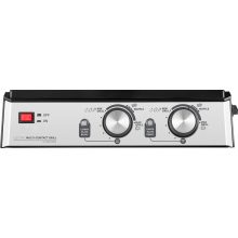 3 az 1-ben kontaktgrill és gofrisütő tapadásmentes lapos, grill és gofri sütőlappal, dupla termosztát, 2000W