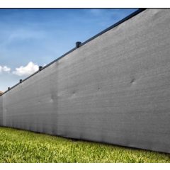   Belátásgátló árnyékoló háló szürke 1,5x25 m, UV-álló, sűrű 200g/m2, 98% takarás