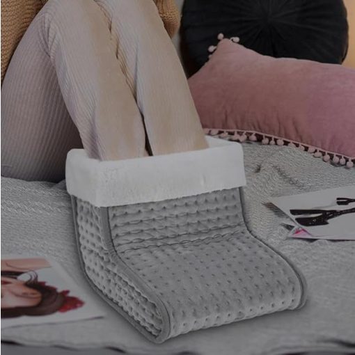 Elektromos lábmelegítő 100W Szürke színben, távirányítóval és túlmelegedés elleni védelemmel