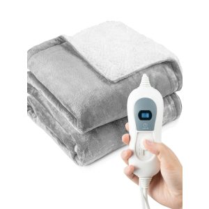   Elektromos melegítő takaró 180x130 cm, nagy méretű, időzítővel és távirányítóval