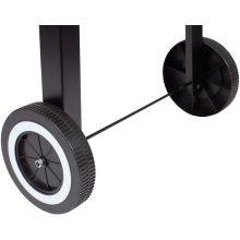 Faszenes kerti grill fújtatóval stabil kialakítás, könnyű használat