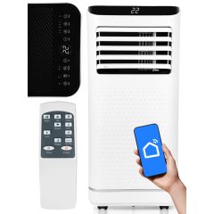   Mobilklíma 2,6kW teljesítmény, WiFi, LED panel, páramentesítő funkcióval (22L/24h), 3 az 1-ben
