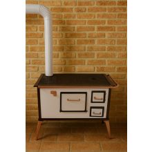 1950-es évek Antik Fehér Salgó Sparhelt – Korlátos Kivitel, Időtálló Minőségben