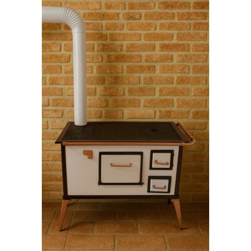 1950-es évek Antik Fehér Salgó Sparhelt – Korlátos Kivitel, Időtálló Minőségben