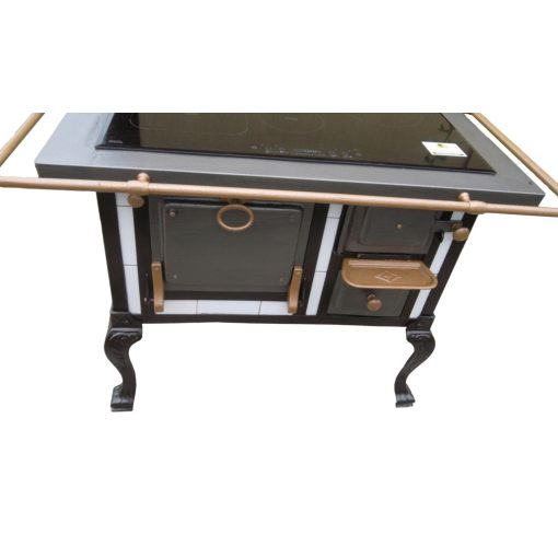 1920-as Évek Díszes Antik Sparhelt – Modern Indukciós Főzőlappal, Generációkon Átívelő Mestermunka