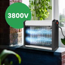 Hatékony UV szúnyogirtó lámpa beltérre 16W teljesítménnyel, 150 m2 hatókörrel,