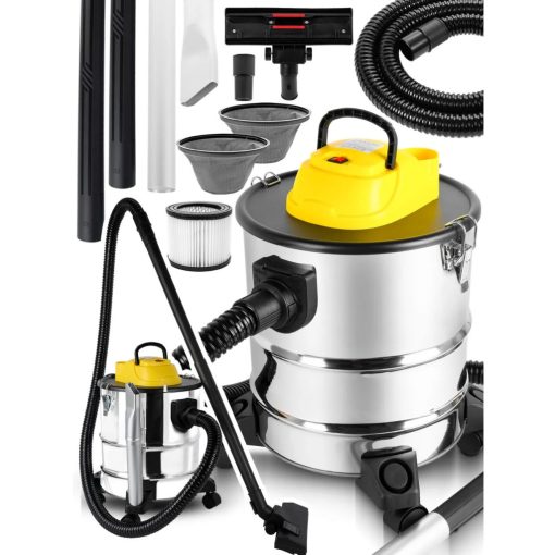 Kandalló hamuporszívó 20 l - 2000 W ipari kivitel