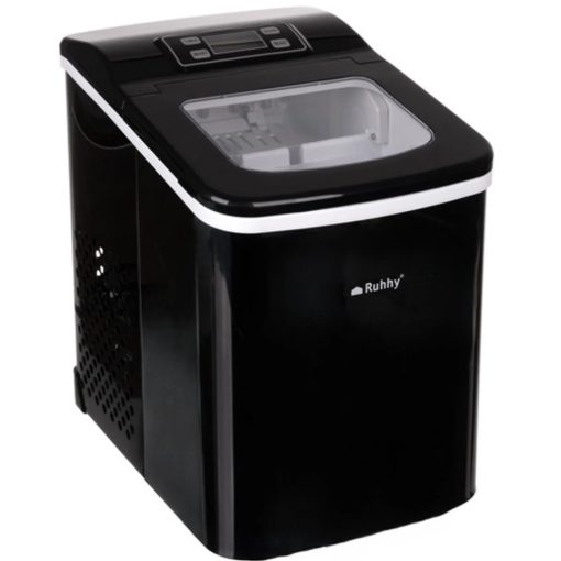 Jégkockakészítő gép 12 kg/24h, gyors jégkészítő LCD kijelzővel és időzítővel