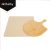   Pizza kő 2in1 szett, bambusz lapáttal, 38x36 cm, sütőbe és grillhez