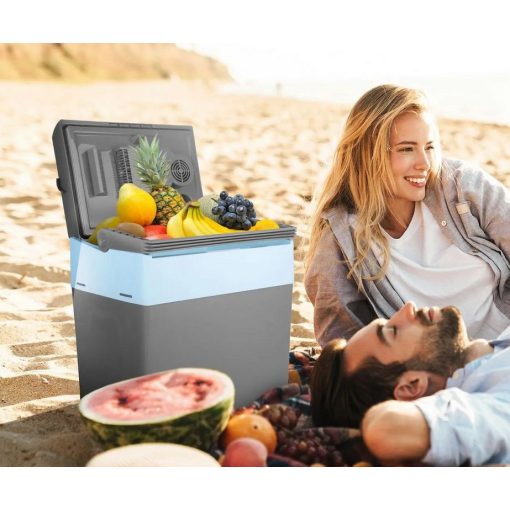 Dual autós fűtő-hűtőláda, hűtőtáska hűtés-fűtés funkció 30L