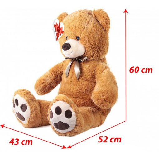 Nagy mackó 100 CM, plüss maci sötétbarna