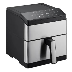   9,5 L-es Air Fryer Tumby olaj nélküli forró levegős Dupla fűtőszálas fritőz, és aszalógép rozsdamentes acél burkolattal