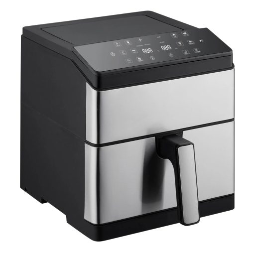 9,5 L-es Air Fryer Tumby olaj nélküli forró levegős Dupla fűtőszálas fritőz, és aszalógép rozsdamentes acél burkolattal
