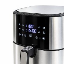 8 L-es Okos Air Fryer 1800W Tumby olaj nélküli forró levegős fritőz digitális kijelzővel, rozsdamentes acél burkolattal