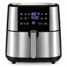 8 L-es Okos Air Fryer 1800W Tumby olaj nélküli forró levegős fritőz digitális kijelzővel, rozsdamentes acél burkolattal