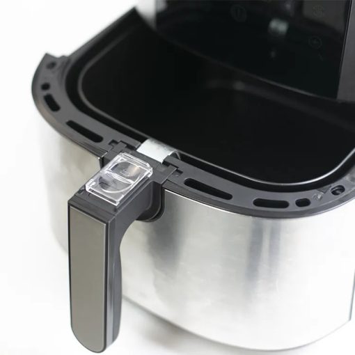 8 L-es Air Fryer 1800W kivehető kosaras, Tumby olaj nélküli forró levegős fritőz digitális kijelzővel, rozsdamentes acél burkolattal