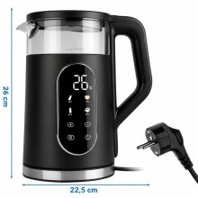 Elektromos Vízforraló Hőfokszabályzóval 1,7 L – 2200 W, LED Kijelző, Melegen Tartó Funkció