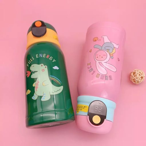 Tumby dublafalú Dinos gyerek termosz digitális kijelzővel, kiegészítőkel