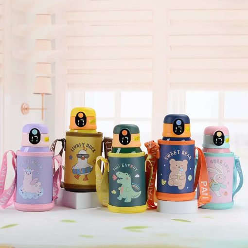 Tumby dublafalú Dinos gyerek termosz digitális kijelzővel, kiegészítőkel