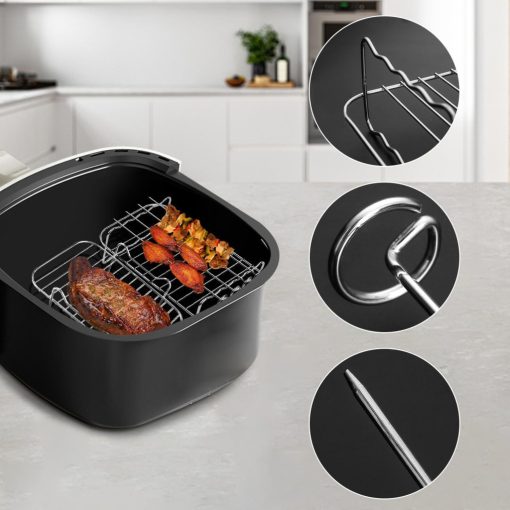 Air Fryer Kiegészítő Készlet 15 db Nagyobb Méretű Forrólevegős Sütőkhöz