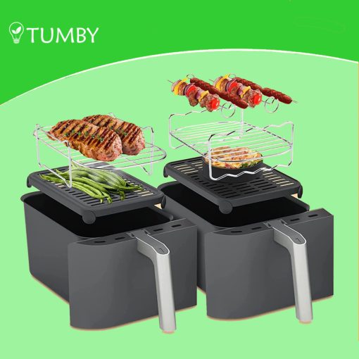 Air Fryer Kiegészítő Készlet 15 db Nagyobb Méretű Forrólevegős Sütőkhöz