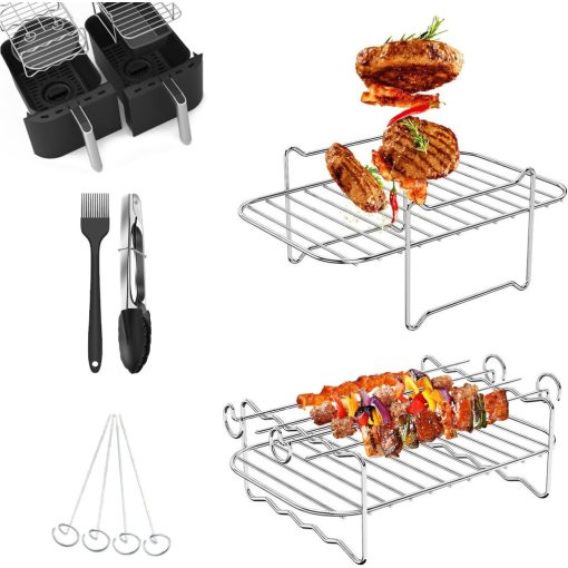 Air Fryer Kiegészítő Készlet 15 db Nagyobb Méretű Forrólevegős Sütőkhöz