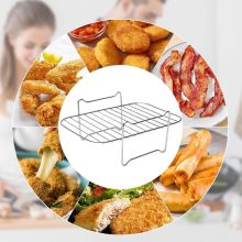 Air Fryer Kiegészítő Készlet 15 db Nagyobb Méretű Forrólevegős Sütőkhöz
