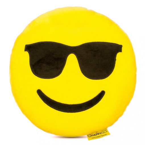 Emoji párna szemüveges