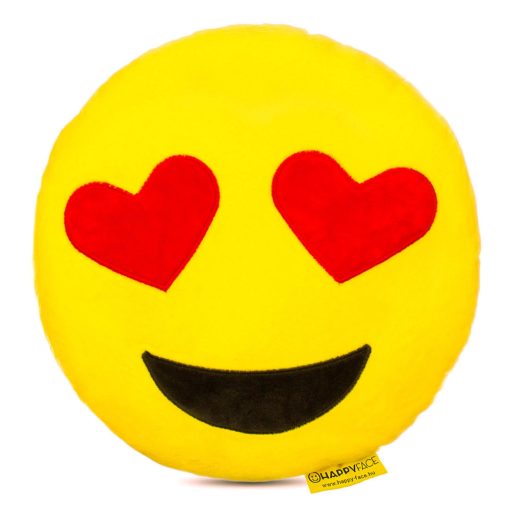 Emoji párna Szerelmes