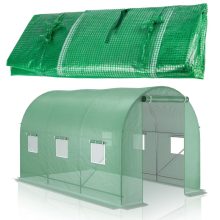 Pótfólia kerti fóliasátorhoz - 7,5 m², 2,5 x 3 x 2 m méretű üvegházhoz ablakokkal