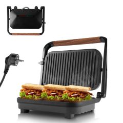   Elektromos Szendvicssütő és Kontaktgrill – 1500W, Tapadásmentes Felület, Állítható Magasság