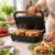   Elektromos Szendvicssütő és Kontaktgrill – 1500W, Tapadásmentes Felület, Állítható Magasság