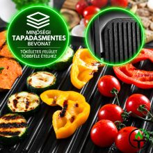Elektromos Szendvicssütő és Kontaktgrill – 1500W, Tapadásmentes Felület, Állítható Magasság