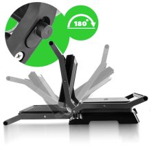 Elektromos grill és melegszendvics sütő, tapadásmentes, 2200W, 180°-ban nyitható