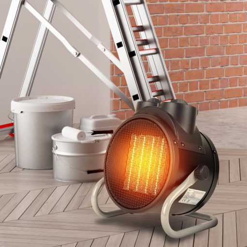 Elektromos hőlégfúvó 2kW hordozható fűtőberendezés, biztonságos és tiszta fűtés