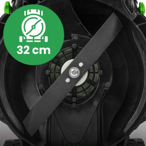 Elektromos Fűnyíró Master3500W– 30L Fűgyűjtő, 3 Vágási Magasság, Turbo Eco Motor