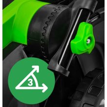 Elektromos Fűnyíró Master3500W– 30L Fűgyűjtő, 3 Vágási Magasság, Turbo Eco Motor