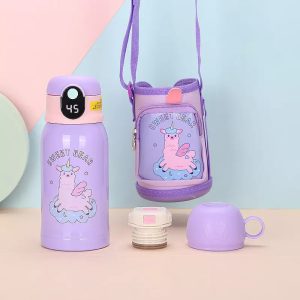   Tumby dublafalú Unikornis gyerek termosz digitális kijelzővel, kiegészítőkel